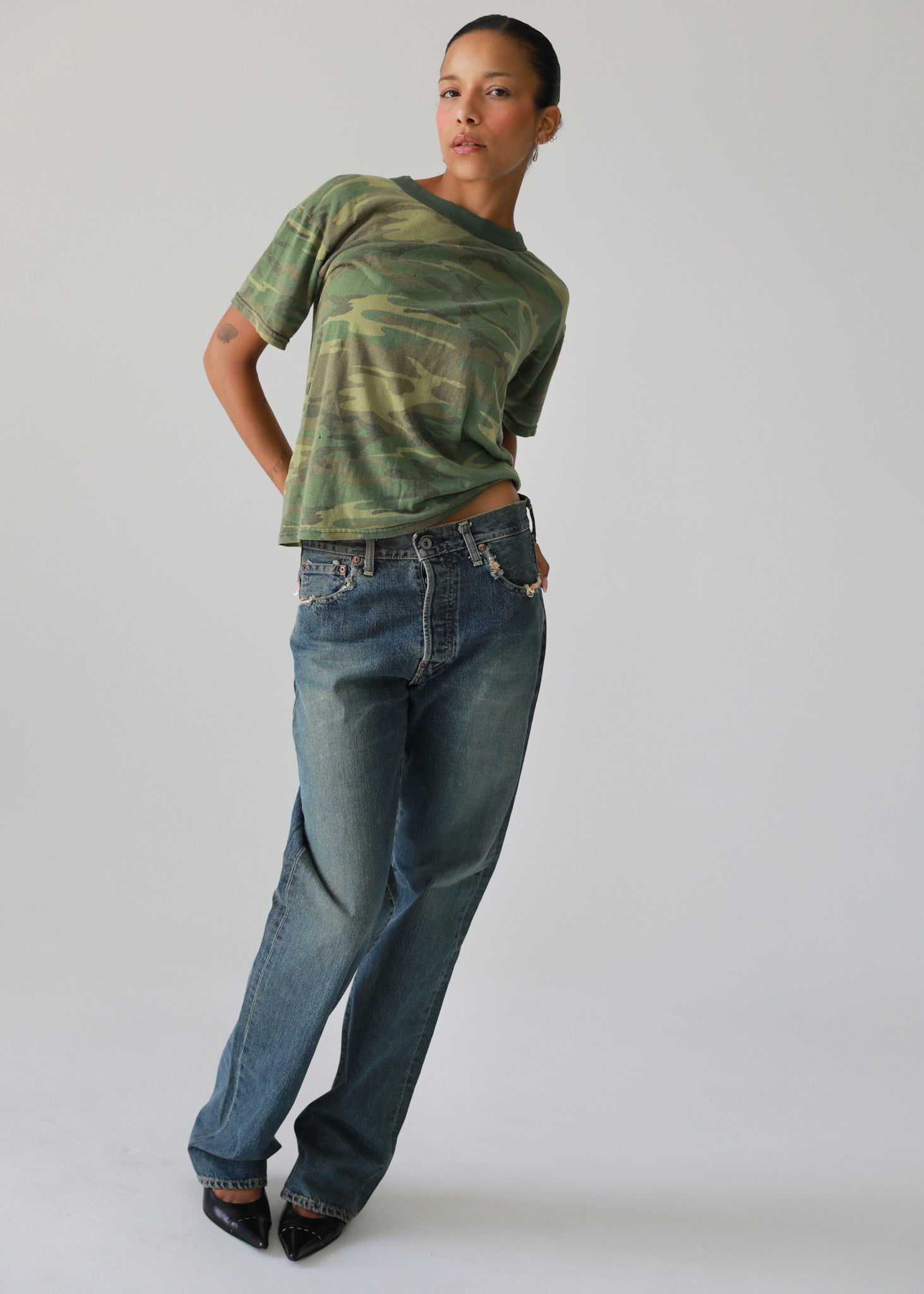 1995 Levi's 702 Buckle Back Jeans
