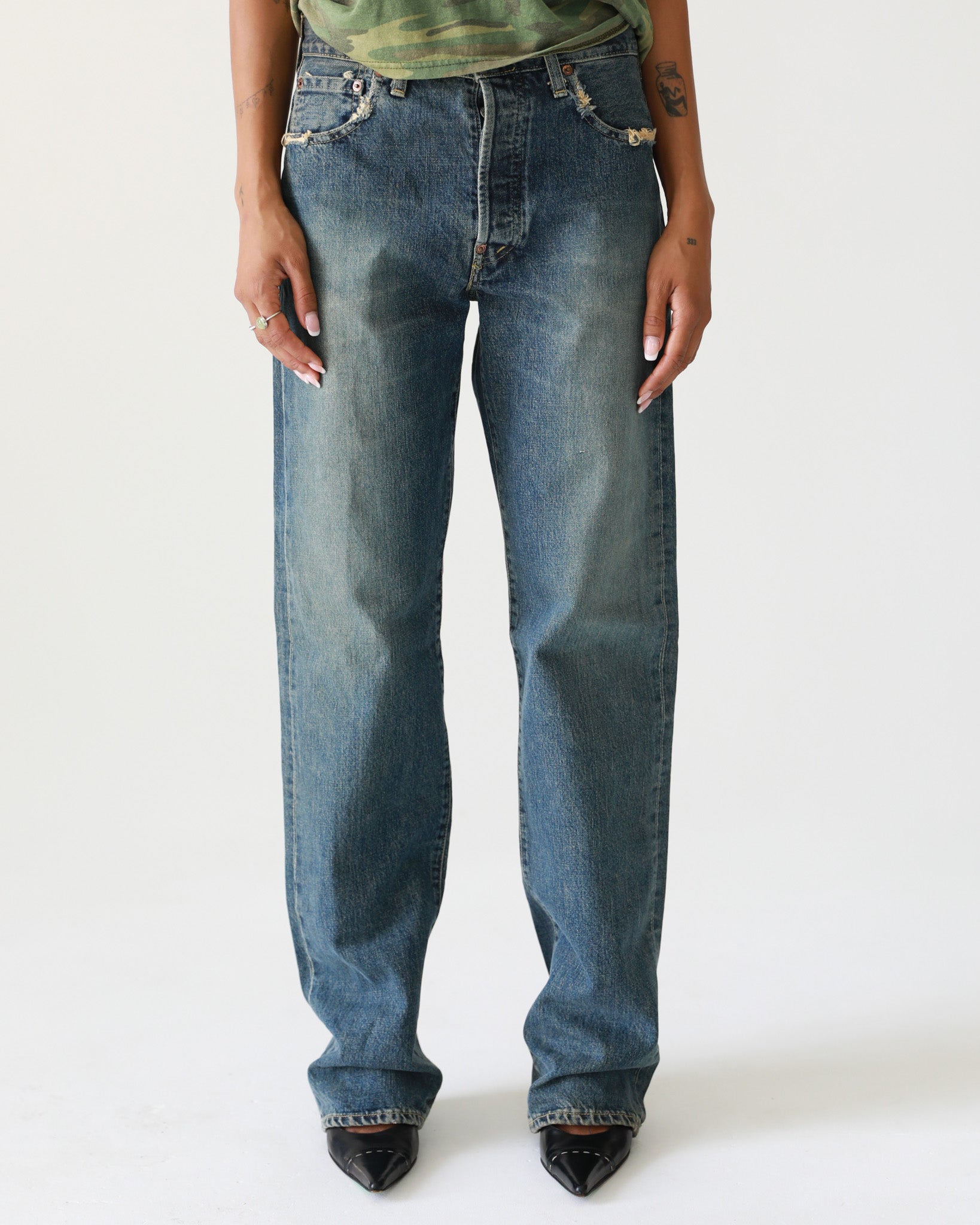 1995 Levi's 702 Buckle Back Jeans