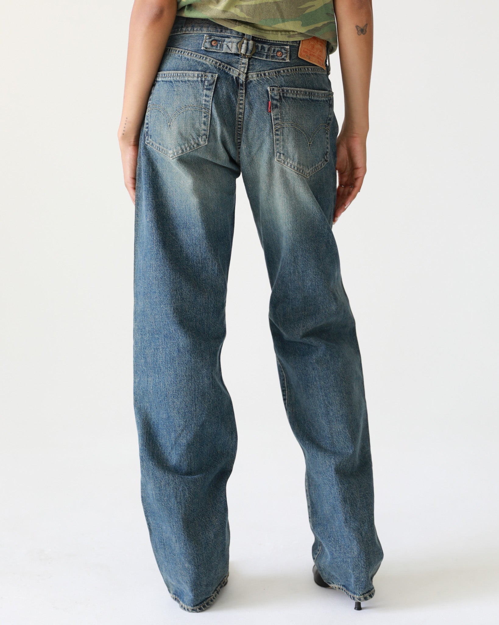 1995 Levi's 702 Buckle Back Jeans