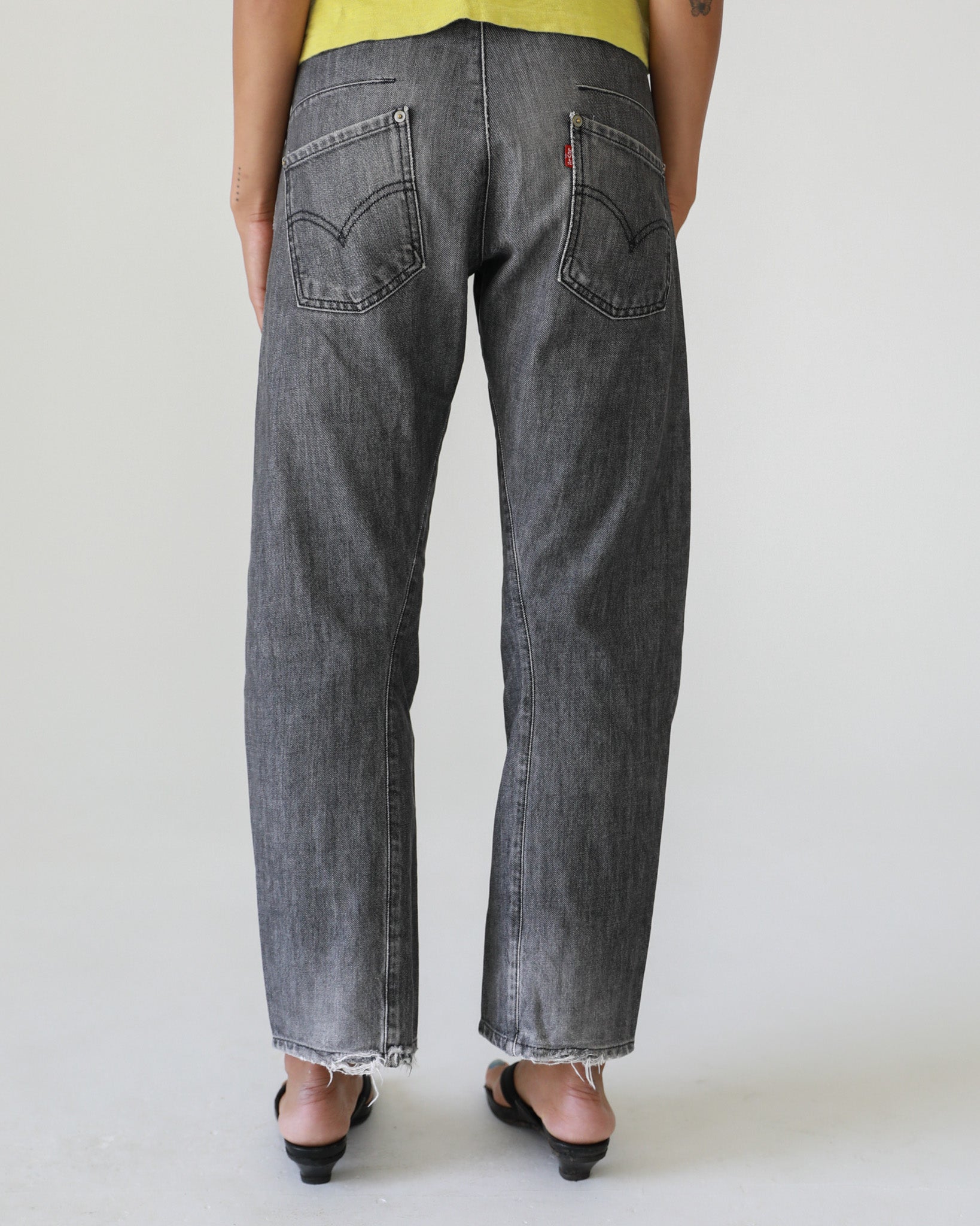 2000's Levi's Engineered Jeans Relaxed Fit Washed Black