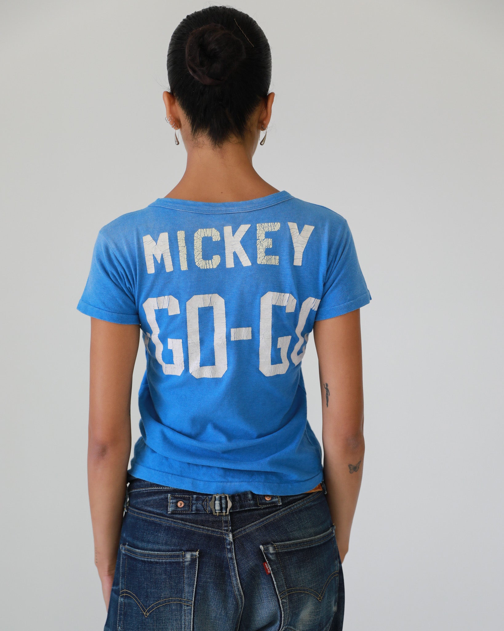 Mickey Bowling T-Shirt (Blue)