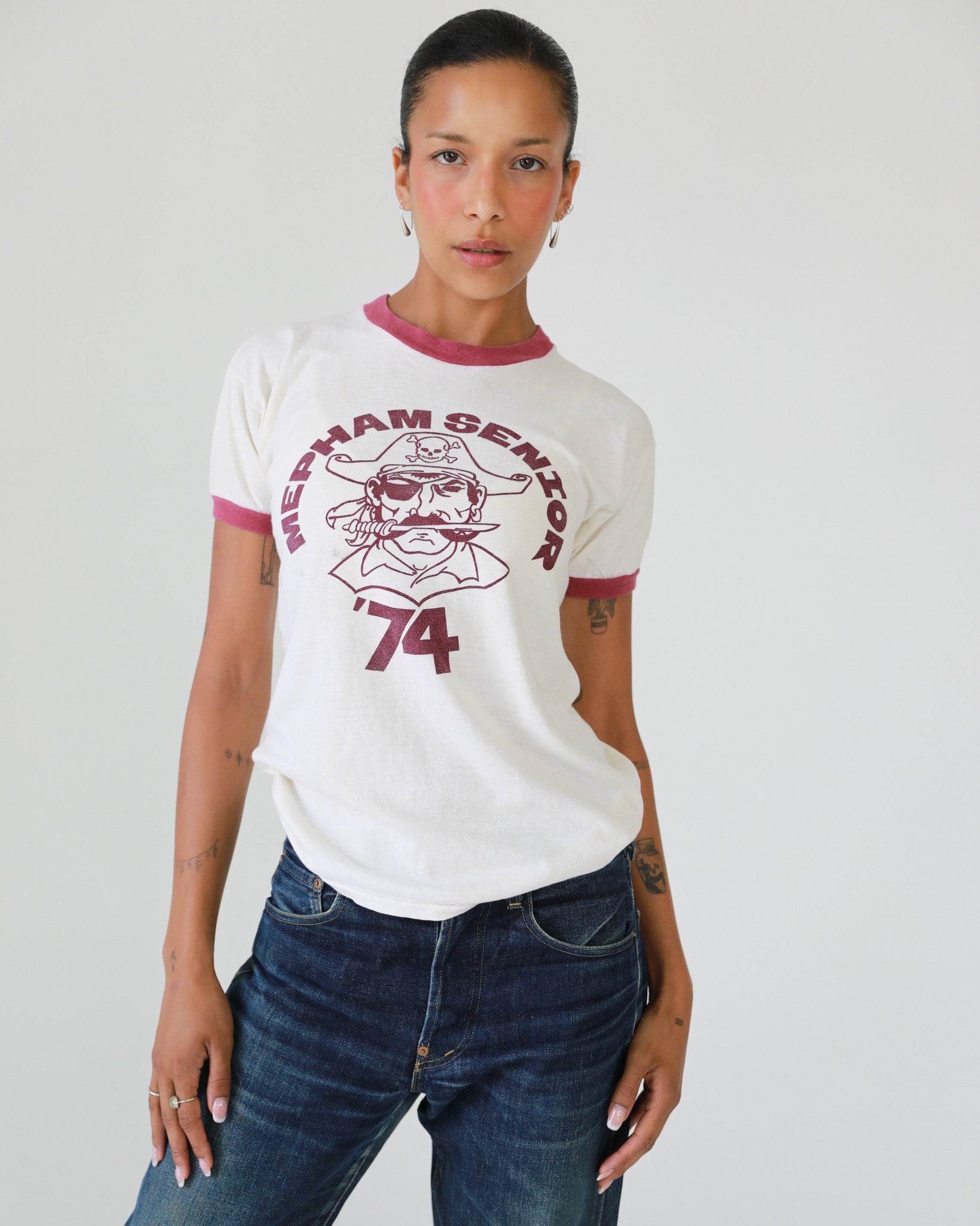 1970's Mepham Senior Ringer T-Shirt