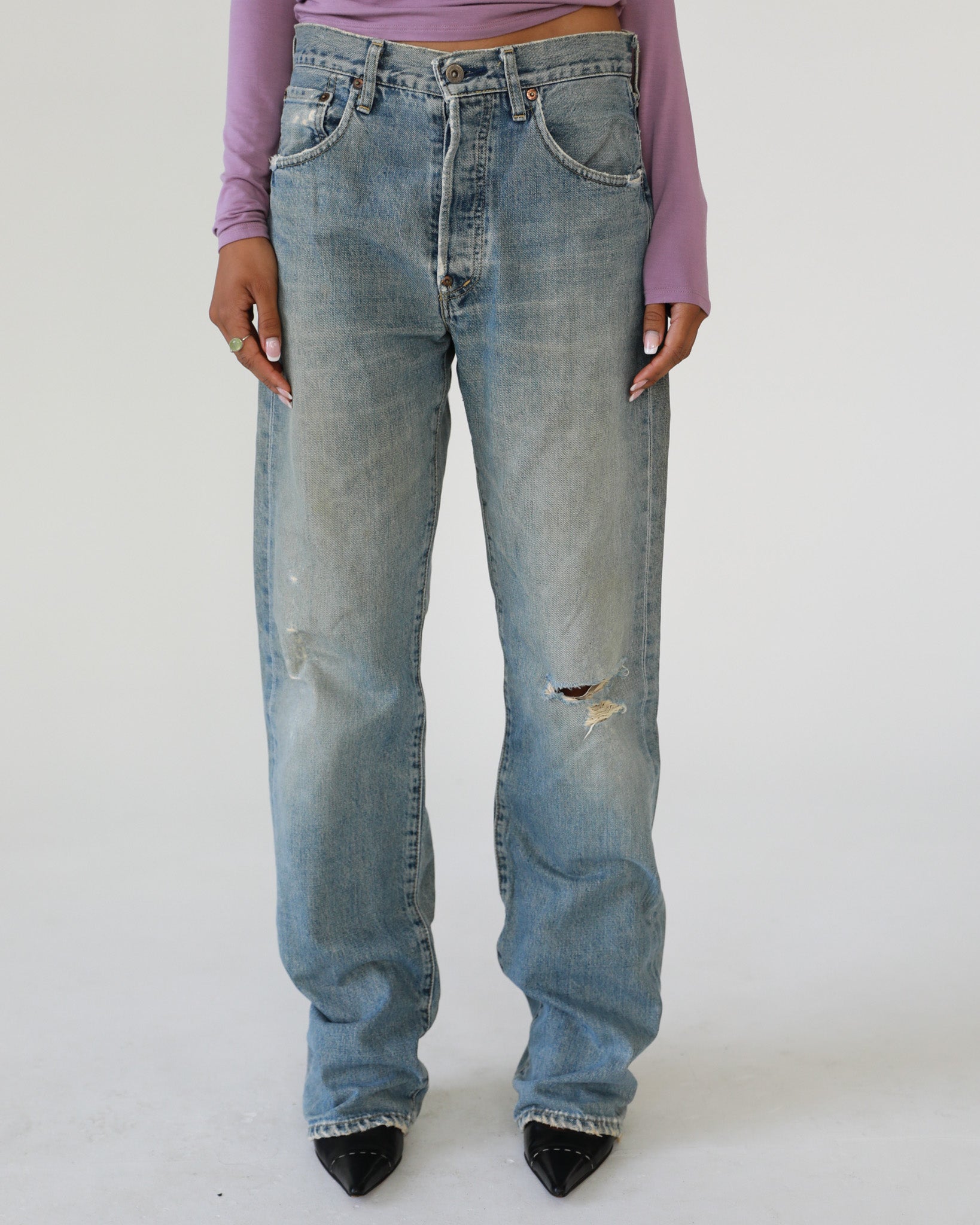 1996 Levi's 702 Buckle Back Jeans