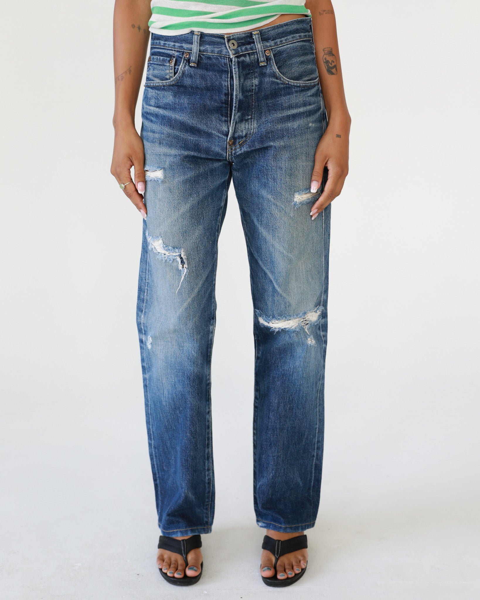 1990's Levi's 702 Buckle Back Jeans