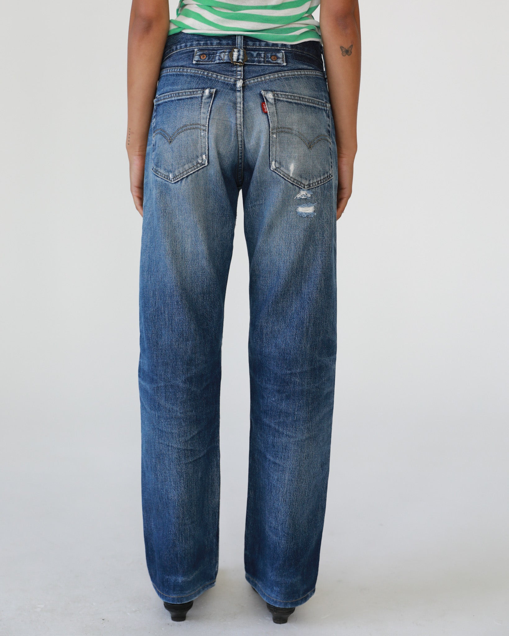 1990's Levi's 702 Buckle Back Jeans