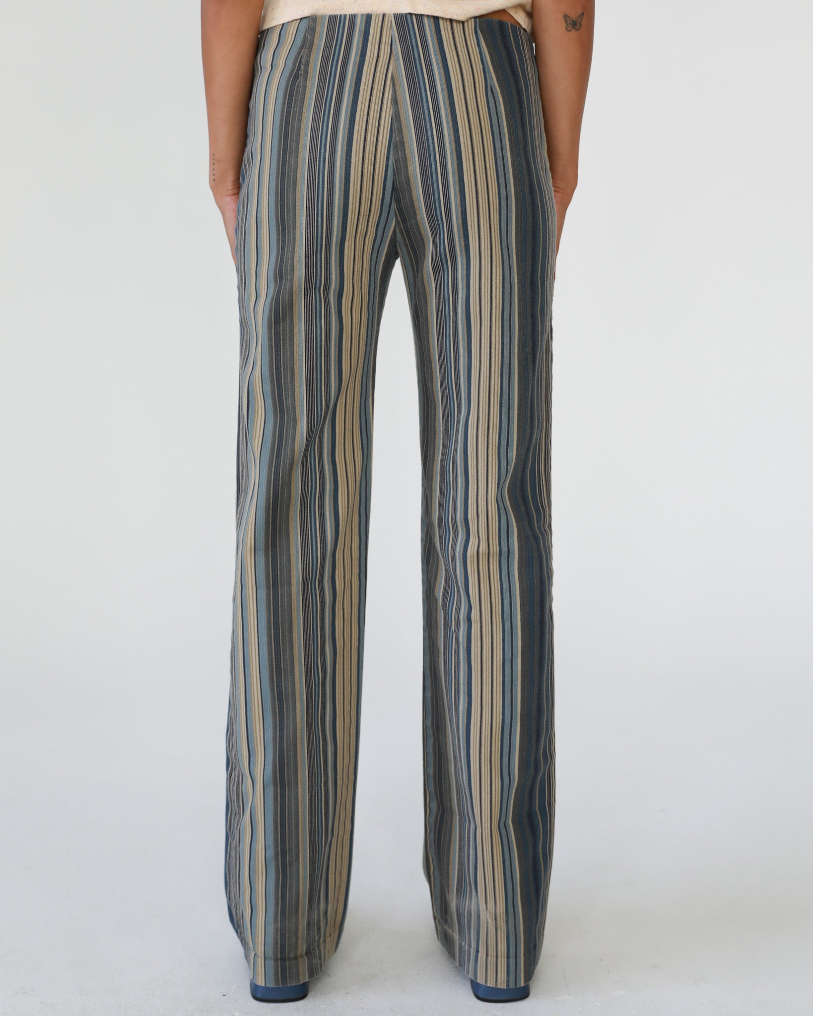 Vintage Striped Trousers
