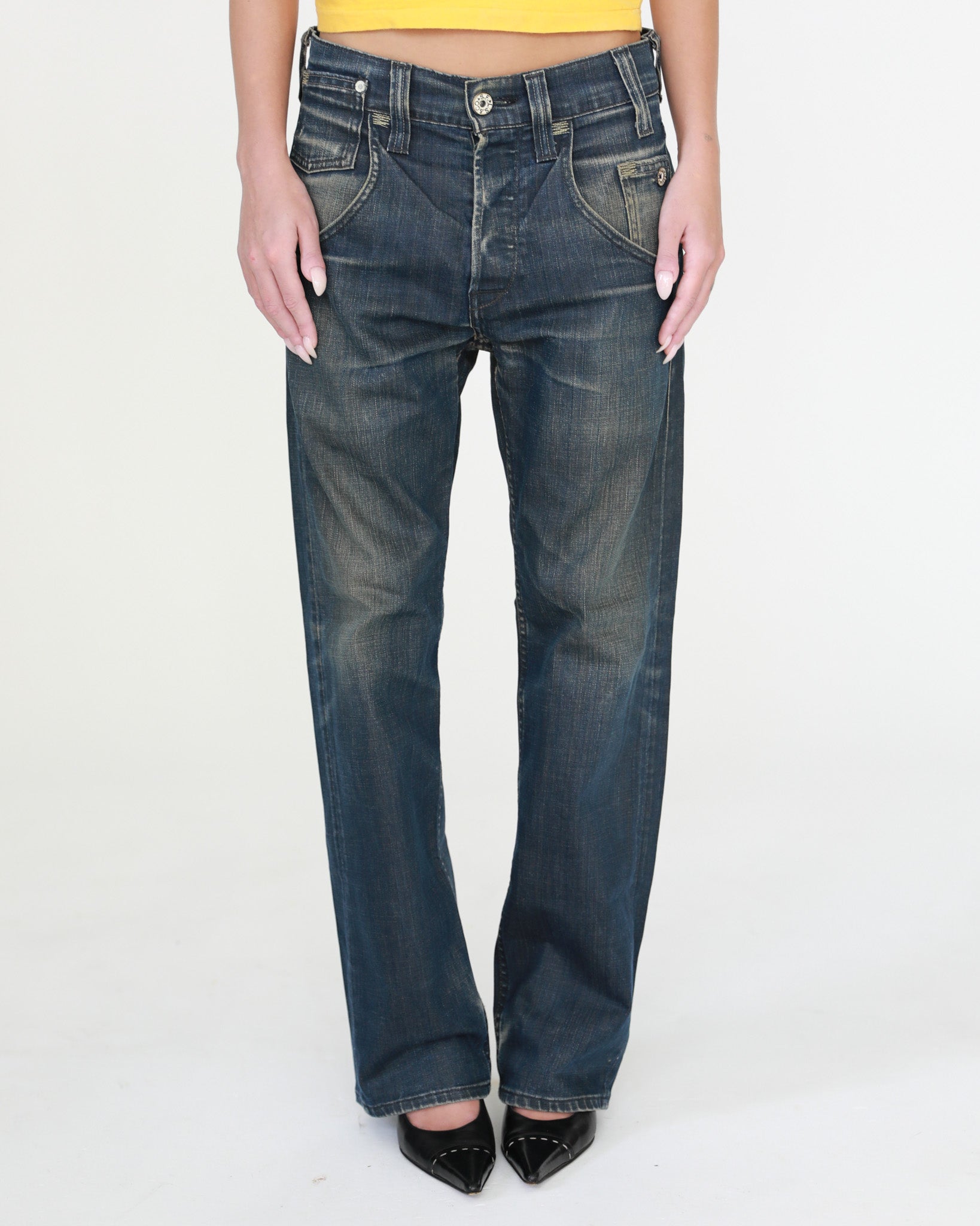 Levi's 533 Buckle Back Jeans Loose Fit