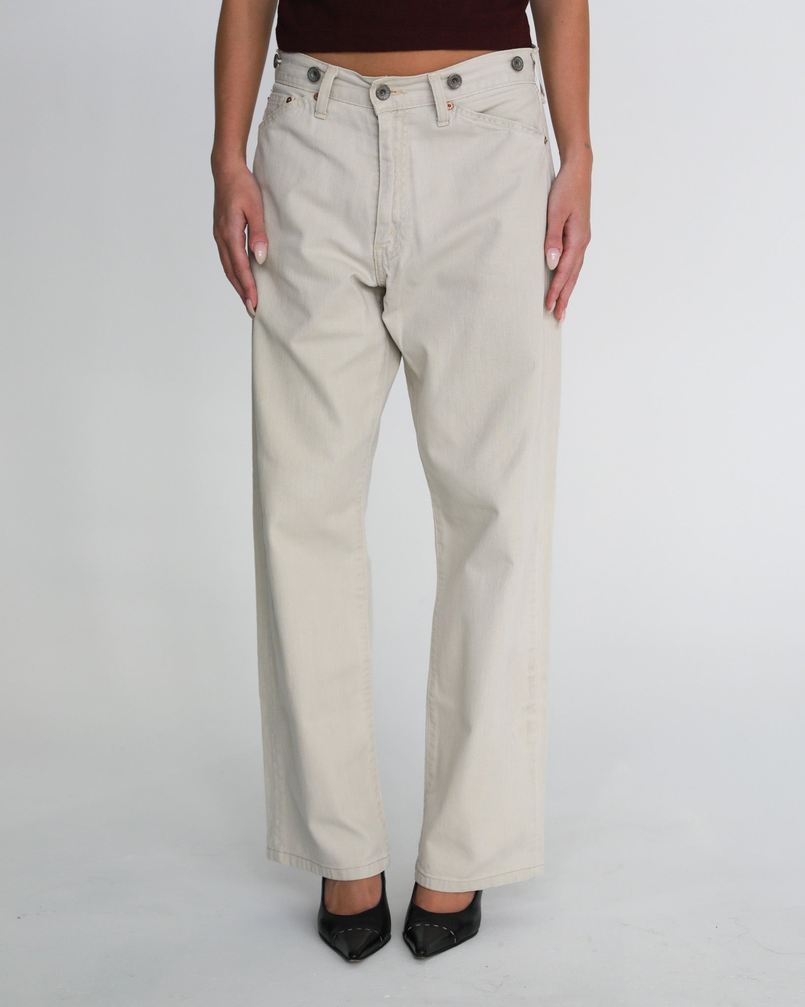 1996 Levi's Made in Japan Twill Buckle Back Pants
