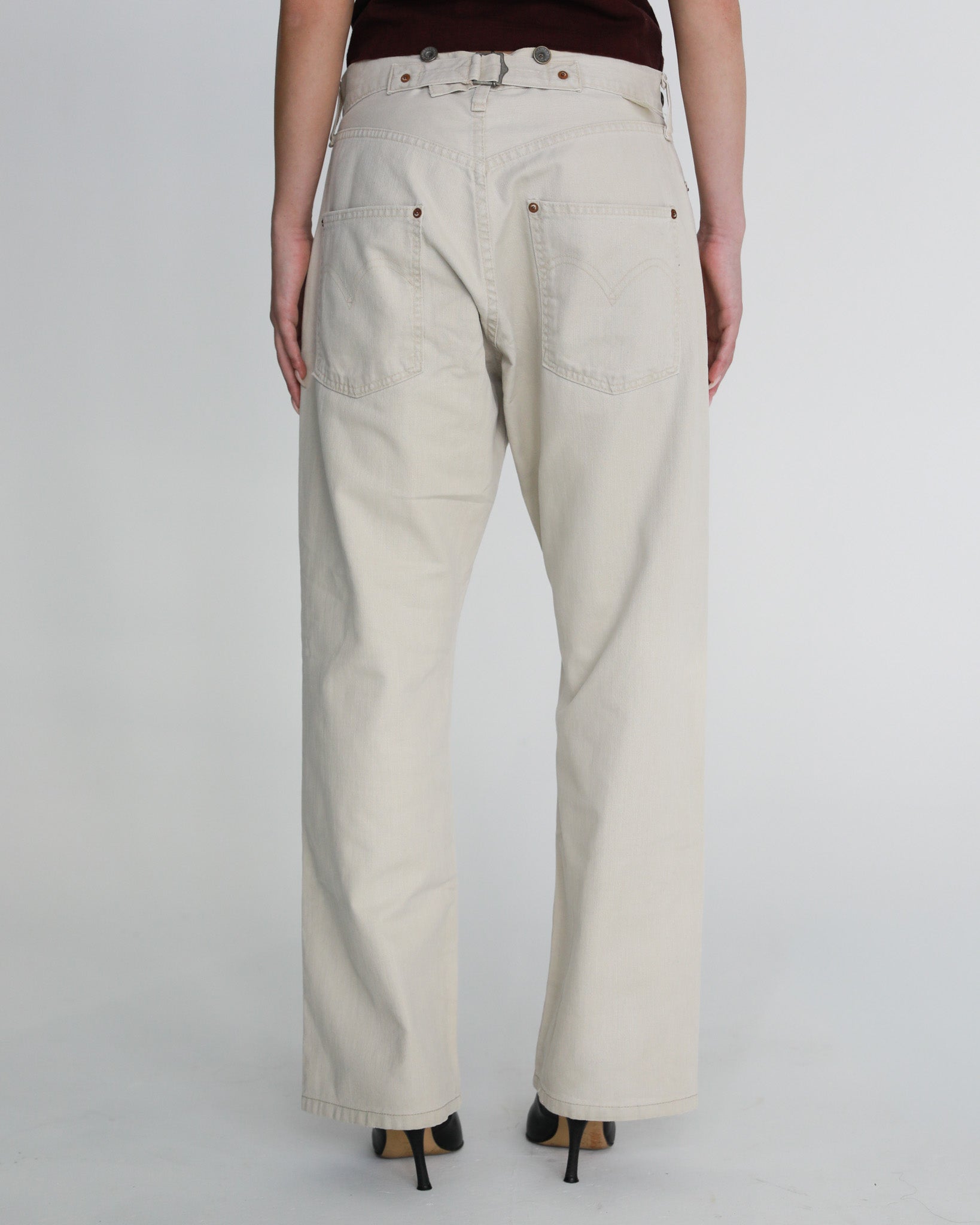 1996 Levi's Made in Japan Twill Buckle Back Pants