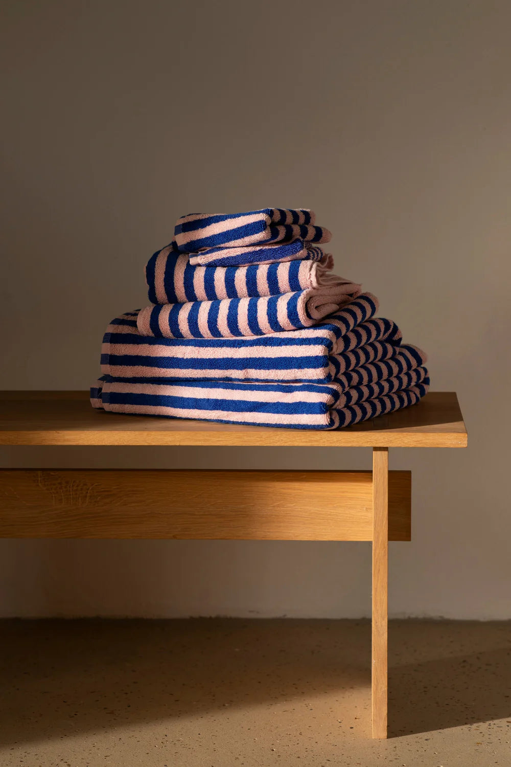 Bongusta Naram Towel - Blue and Rose