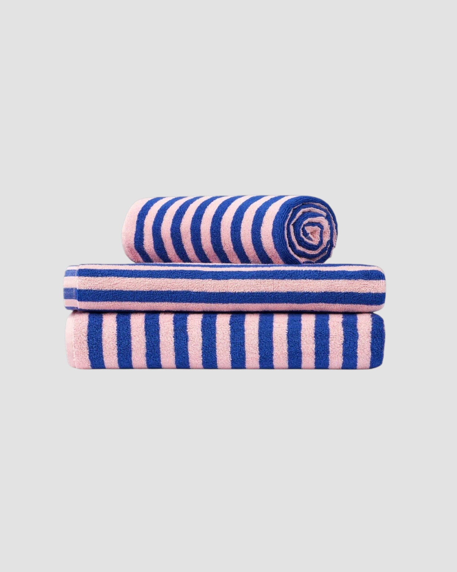 Bongusta Naram Towel - Blue and Rose