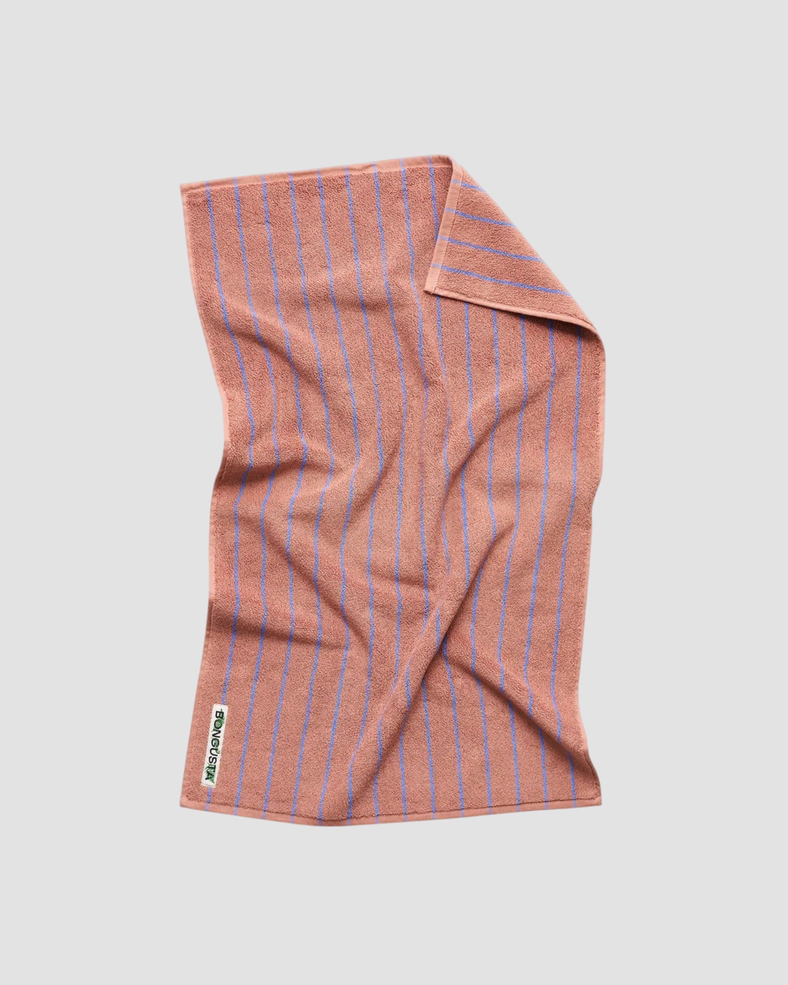 Bongusta Naram Towel - Camel and Ultramarine
