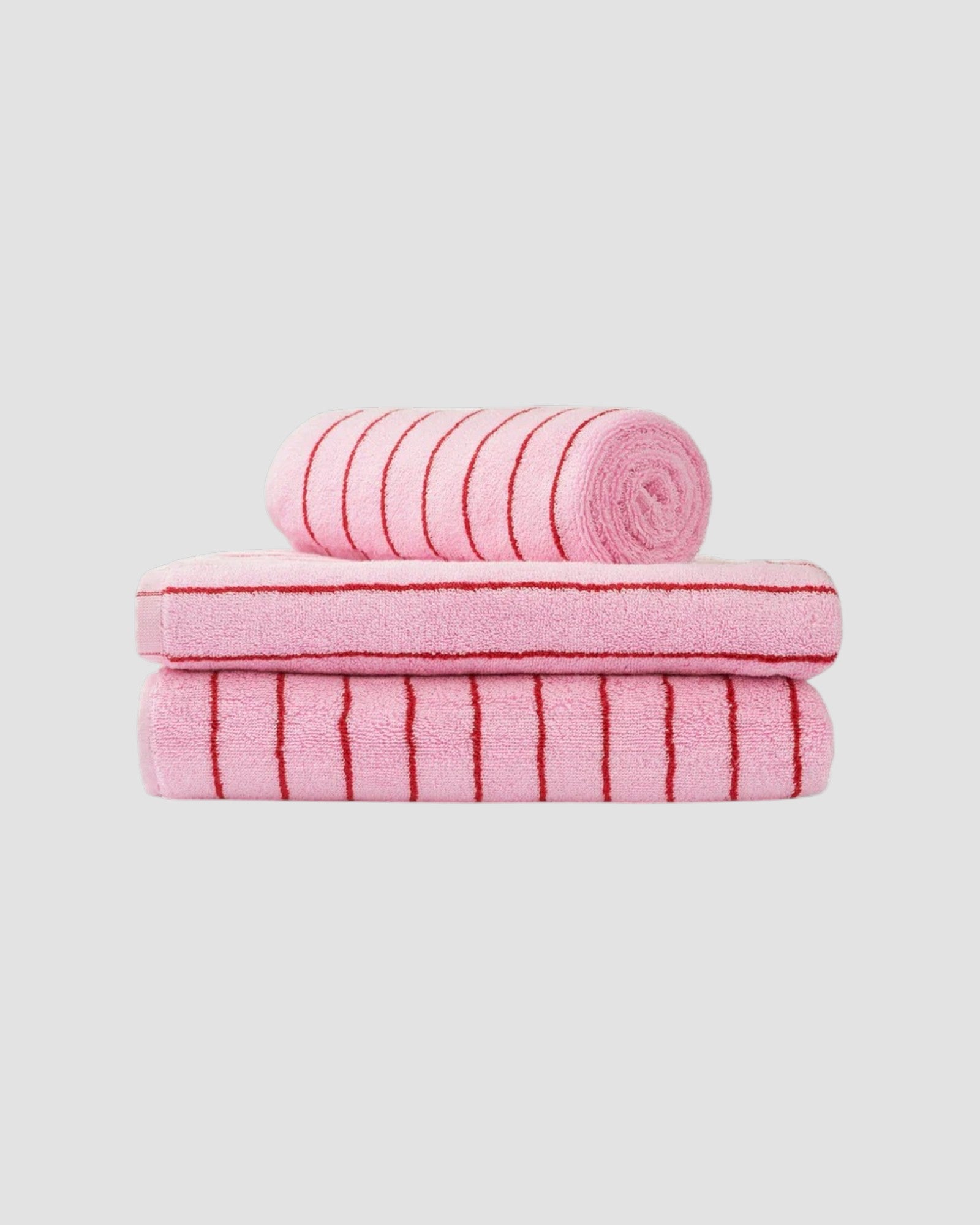 Bongusta Naram Towel - Baby Pink and Ski Patrol