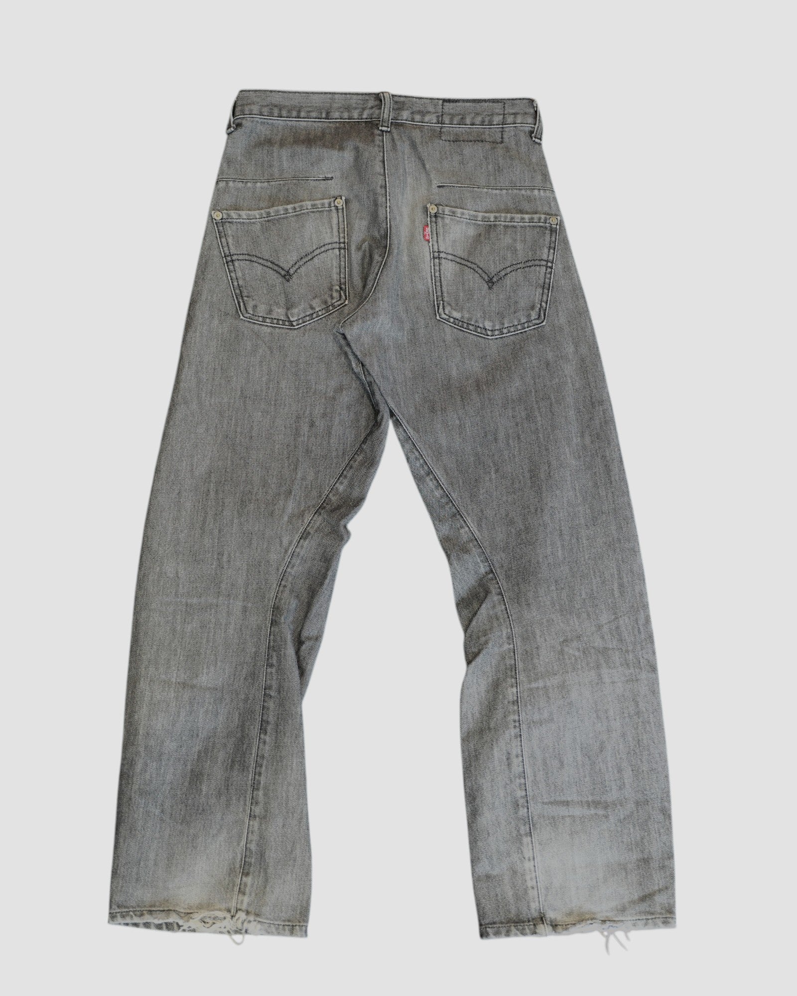 2000's Levi's Engineered Jeans Relaxed Fit Washed Black