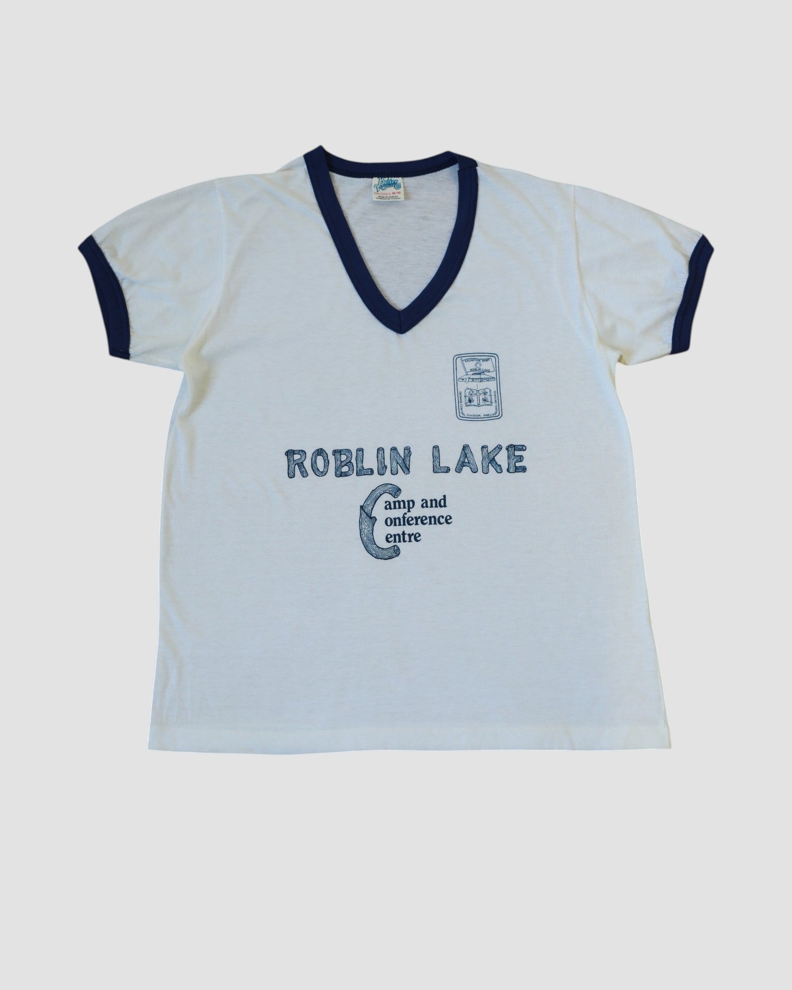 1980's Roblin Lake Ringer Tee