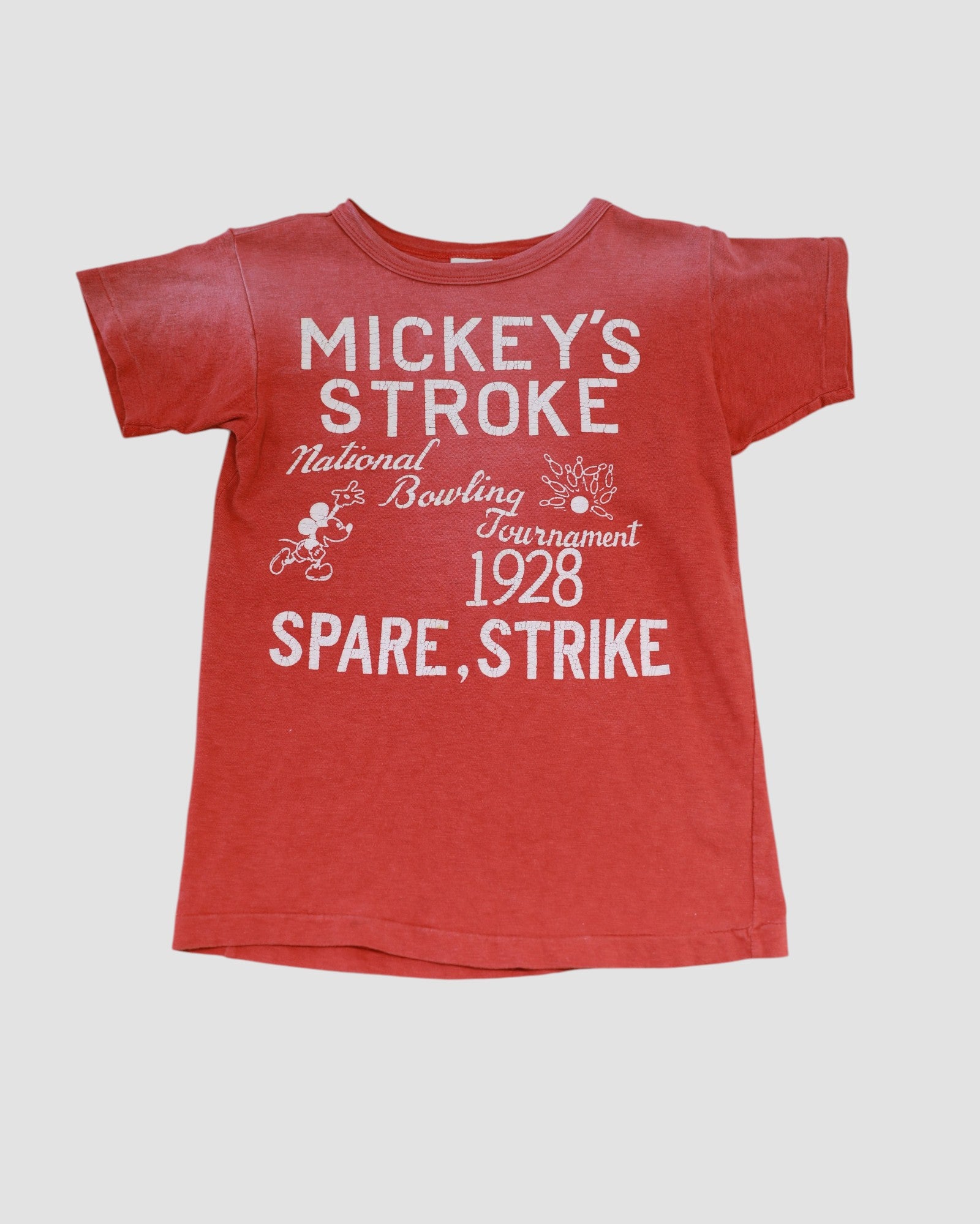 Mickey Bowling T-Shirt (Red)