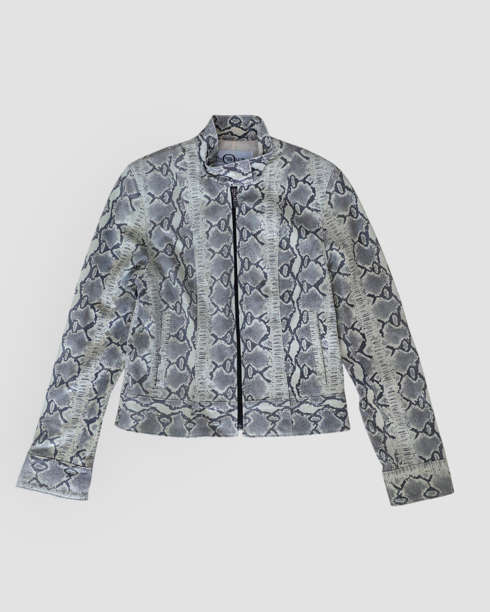 Snakeskin Leather Jacket