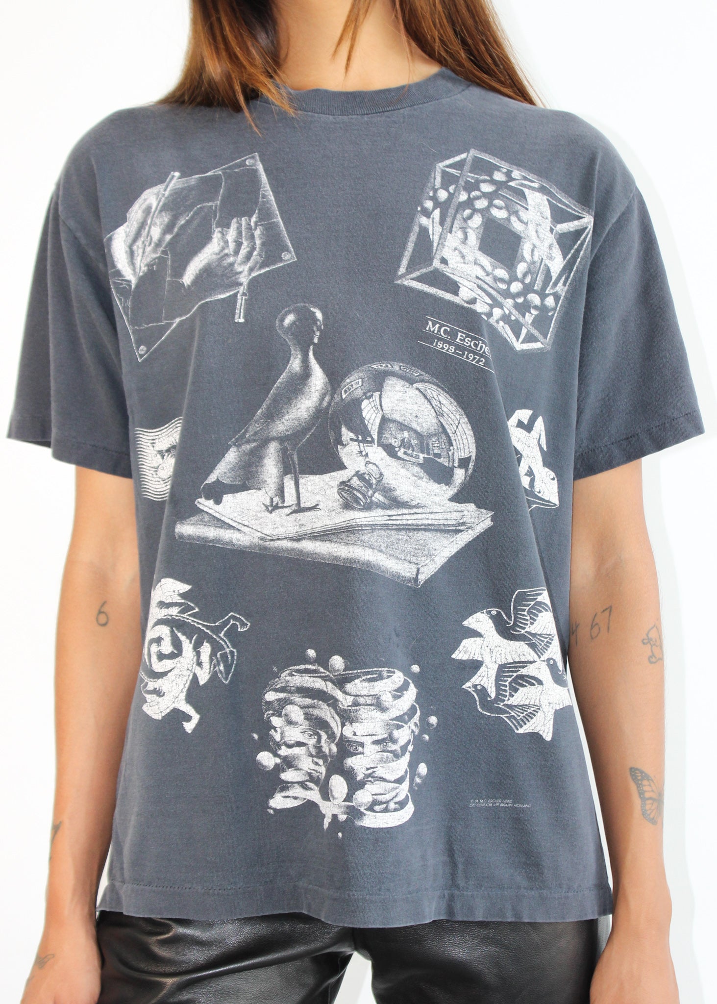 90'S M.C. Escher T-shirt (L)