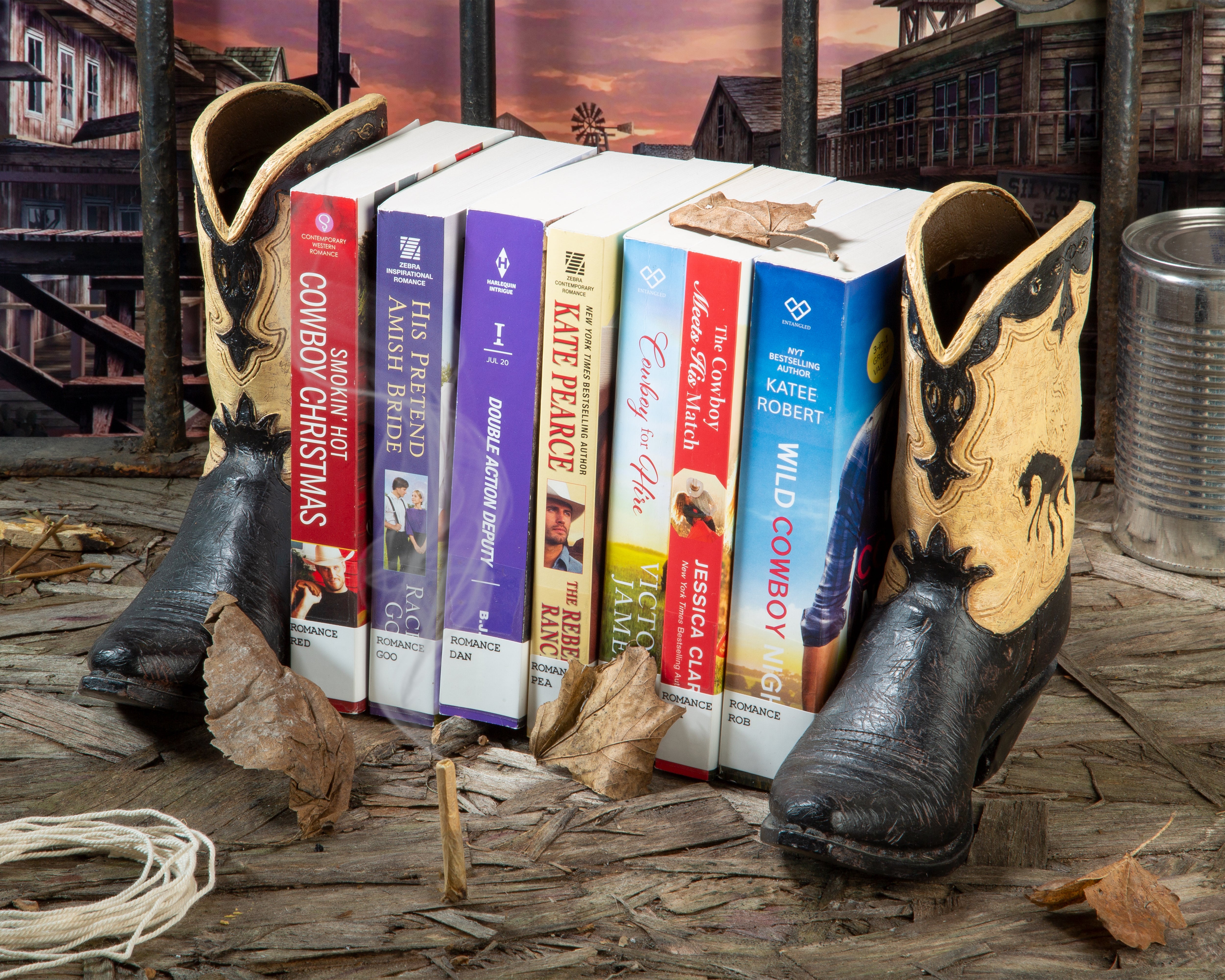 Cowboy Boot Bookends