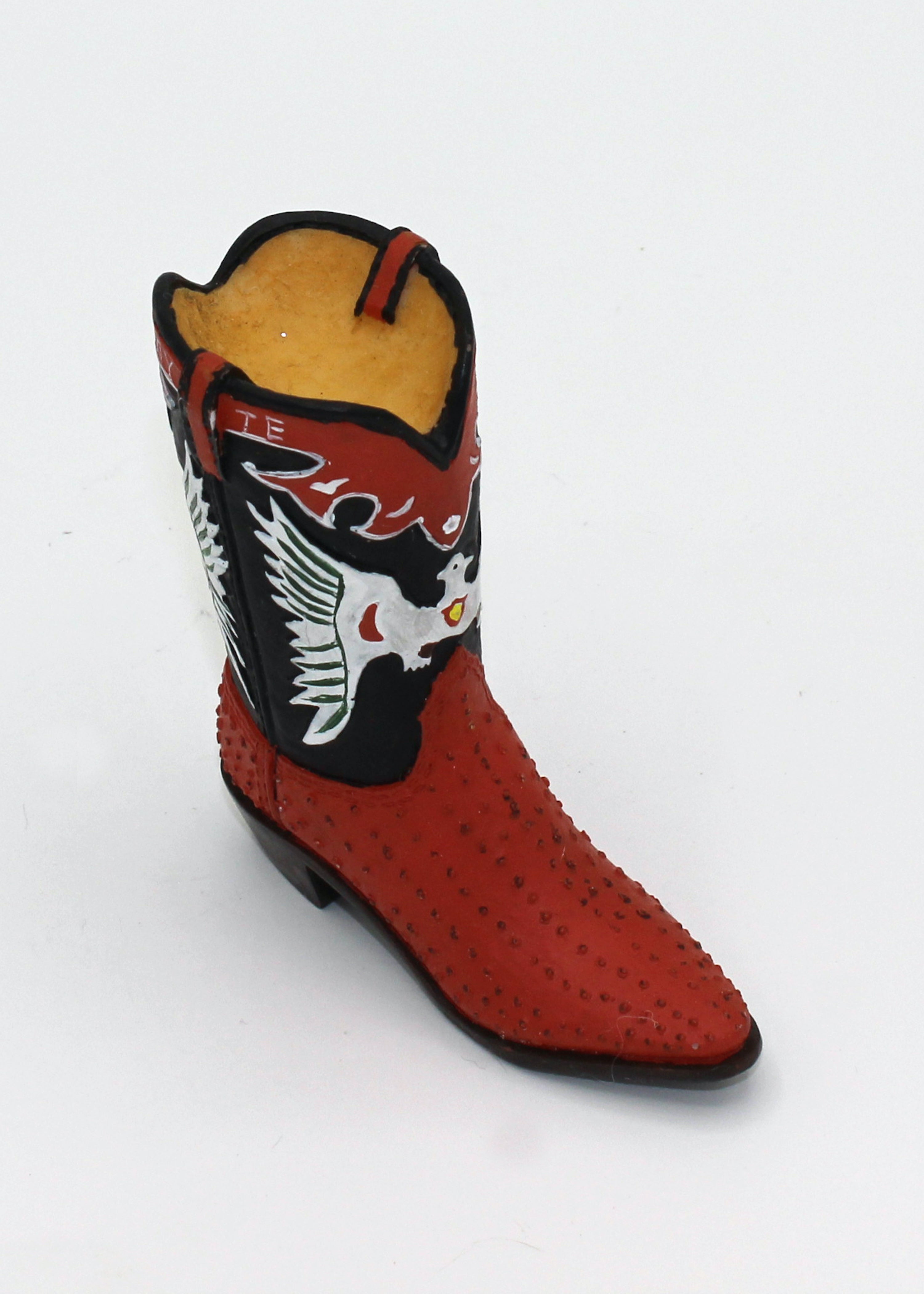 Red Mini Cowboy Boot Paperweight